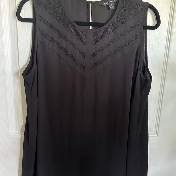 41 Hawthorn Black Sleeveless Blouse - Picture 1 of 2